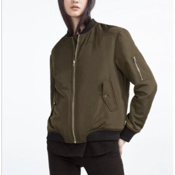 Zara Trafaluc Outwear Bomber Jacket - Picture 4 of 11